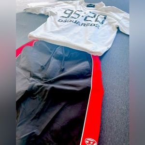 Diesel shorts /Dsquared2 shirt combo